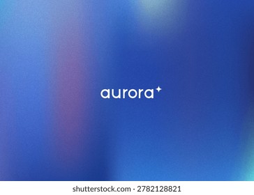 Aurora Light Gradient. Borealis Gradient Blur. Dreamy Finland Landscape With Magical Fog. Dark Space With Bright Neon Galaxy. Green, Blue And Purple Abstract Sky. Northern Aurora Light.