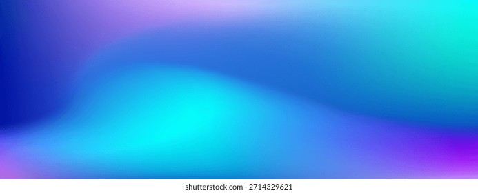 Las luces Aurora combinan un fondo degradado con una mezcla suave y fluida de colores turquesa, azul y púrpura 