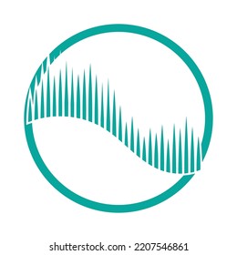 aurora logo design icon illustration vector template 