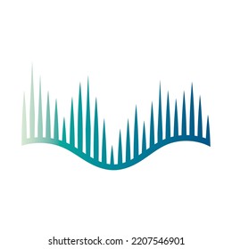 plantilla vectorial del icono de diseño del logotipo de aurora 