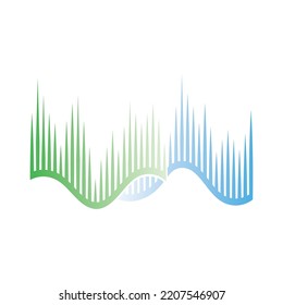 aurora logo design icon illustration vector template 
