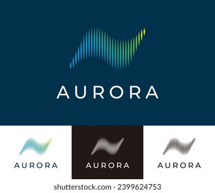 Aurora logo in the shape of the letter N