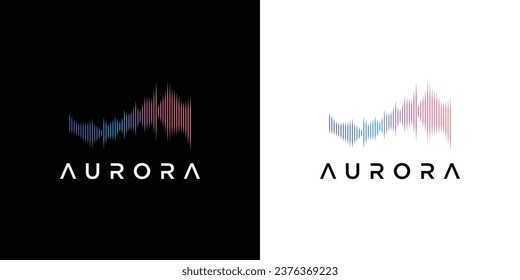 aurora symphony logo black background