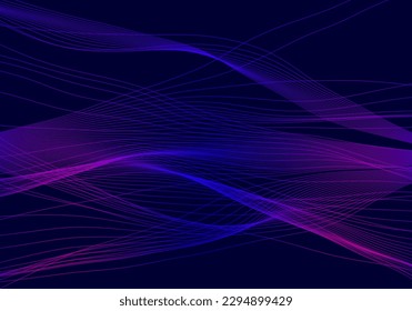 aurora wave line muster neon violet muster science technology hintergrund für inserate product banner and label website Template landingpage vektoreps.