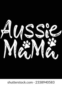 Aussie mama EPS file for cutting machine. You can edit and print this vector art with EPS editor.