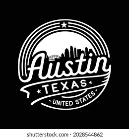 Austin Logo City Austin Logotype Vector Stock Vector (Royalty Free ...