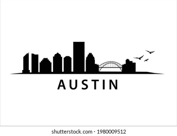 Austin in Texas, USA | American Skyline Landscape