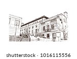 Austin, Texas, USA. Hand drawn sketch illustration in vector.