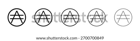 Austral signs Vector Art Illustration