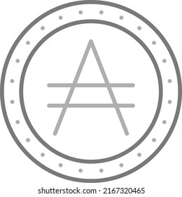 Austral vector icon. Can be used for printing, mobile and web applications.