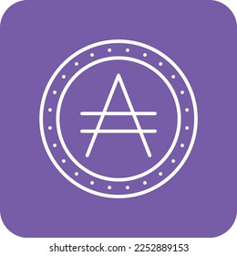Austral vector icon. Can be used for printing, mobile and web applications.