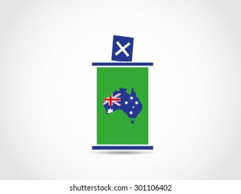 Australia Ballot Box Voters