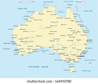 australia city map
