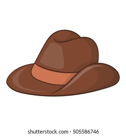 Australia cowboy hat icon. Cartoon illustration of Australia cowboy hat vector icon for web design