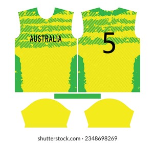 Australia cricket team sports kid design or Australia cricket jersey design