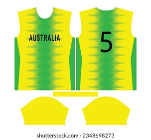 Australia cricket team sports kid design or Australia cricket jersey design