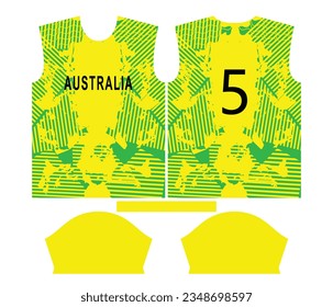 Australia cricket team sports kid design or Australia cricket jersey design