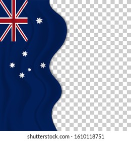 Australia Day. 26 January. National Flag.independence day. Can used for Greeting card, Poster, Banner, Flyer, Social Media. Vector Illustration