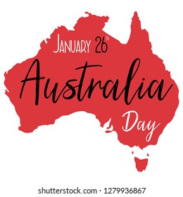 Australia day. 26 january. Vector illustration