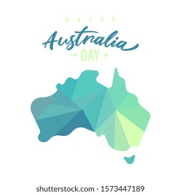 Australia day background illustration vector