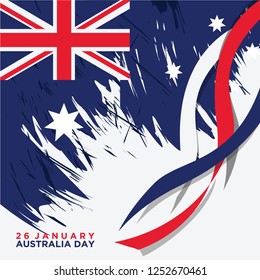 Australia Day Background. Vector Illustration Eps 10