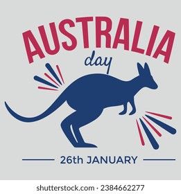 Vector de distintivo por Día de Australia