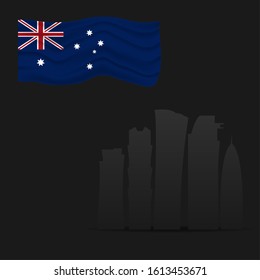 Australia Day Banner, 26 January 2020. Vector Illustration