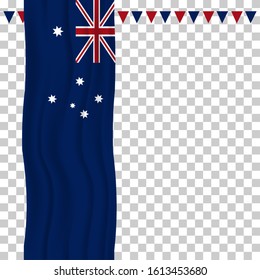 Australia Day Banner, 26 January 2020. Vector Illustration