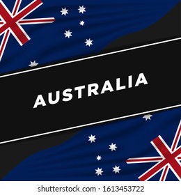 Australia Day Banner, 26 January 2020. Vector Illustration