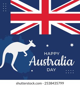 Australia day banner design for 26 January.