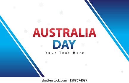 Australia Day Banner. Designed for web, banner, background, backdrop, etc. Suitable for your business.