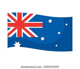 australia day flag national illustration