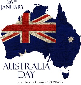 Australia day poster. Australia Day Background. National Celebration Card.