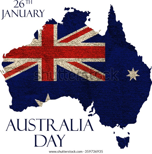Australia Day Poster Australia Day Background Stock Vector Royalty Free 359736935