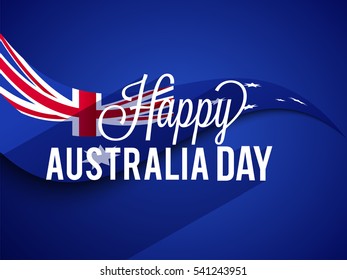 Australia Day Poster Or Banner Background.