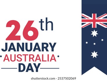 Australia Day vector design. 26th January vector design. EPS 10 