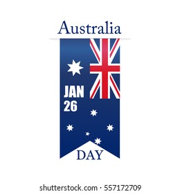 Australia day. Vector illustration. 26 January.