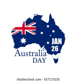 Australia day. Vector illustration.