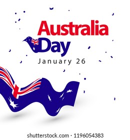 Australia Day Vector Template Design Illustration