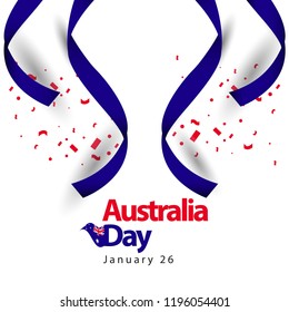 Australia Day Vector Template Design Illustration