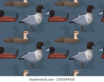 Australia Duck Seamless Background Wallpaper Pattern