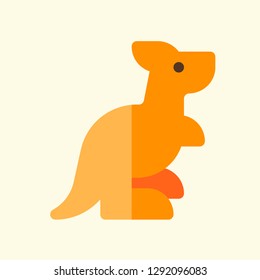 Australia Element Flat Icon Vector Graphic Download Template Modern