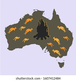 Australia fire map catastrpohic warning 