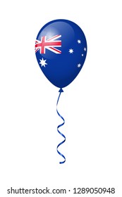 Australia flag balloon