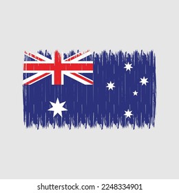 Australische Flagge - Vektorgrafik-Vektorgrafik
