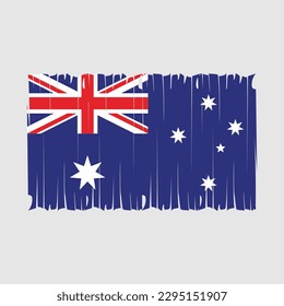 Australische Flagge - Vektorgrafik-Vektorgrafik