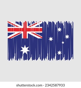 Australische Flagge - Vektorgrafik-Vektorgrafik
