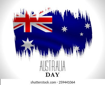 Australia flag for Australia Day and Anzac Day or Remembrance Armistice Day.