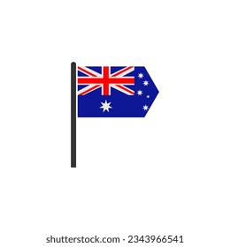 Australia flag icon set, Australia independence day icon set vector sign symbol