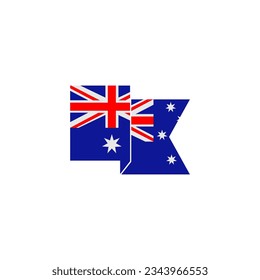 Australia flag icon set, Australia independence day icon set vector sign symbol